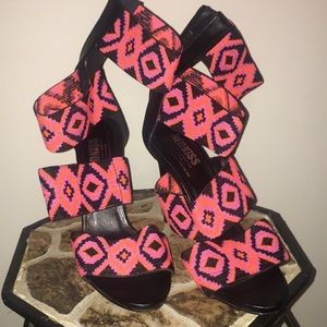 Red Kiss tribal sandals